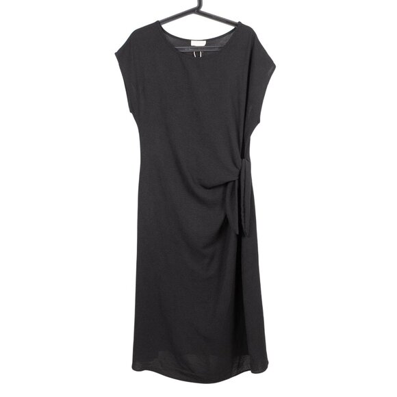 See You Monday Dresses & Skirts - See You Monday Dress XL Womens Black Waist Tue Short Sleeve LBD Career Casual